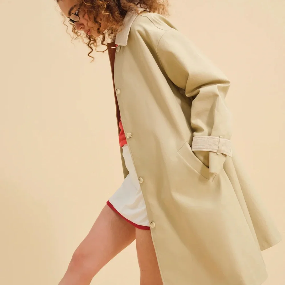 *NWT* For Love & Lemons Women's Trench Coat - Picture 2 of 6